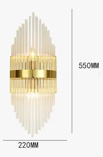 applique murale moderne led en cristal design élégant pour intérieur - vue 13 sur 23