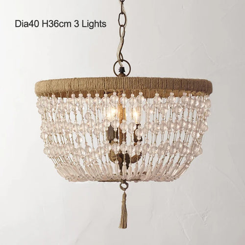 suspension vintage en cristal style industriel pour intérieur élégant - vue 12 sur 14