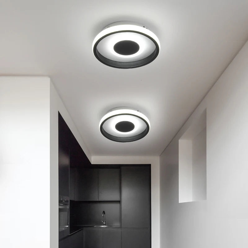 plafonnier led moderne pour intérieur nordique luminaire - vue 4 sur 12