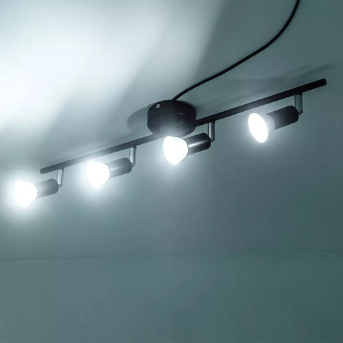 Plafonniers LED réglables pour salon chambre cuisine décoration 2/3/4/6 têtes rotatif Design plafonnier lampe - vue 2 sur 14