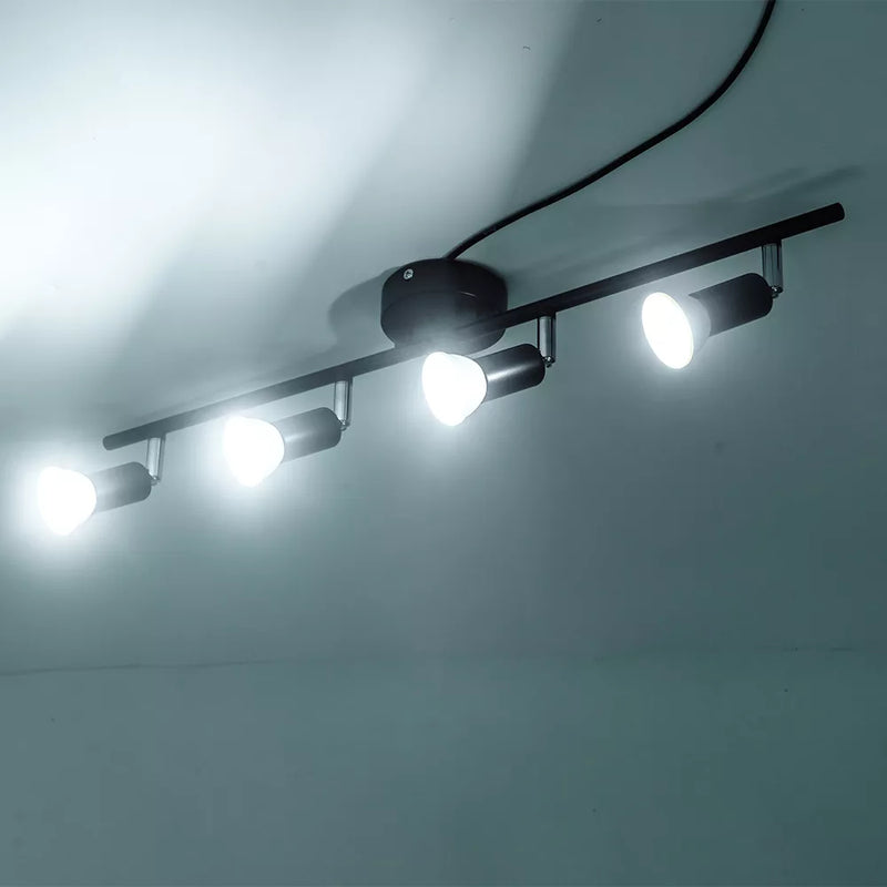 Plafonniers LED réglables pour salon chambre cuisine décoration 2/3/4/6 têtes rotatif Design plafonnier lampe
