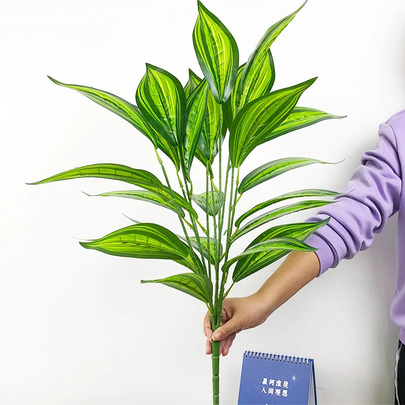 grande plante tropicale artificielle avec feuilles pour décoration intérieure - vue 10 sur 13