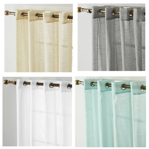 Voilage tulle translucide moderne sur mesure salon chambre