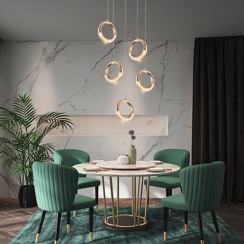 Lampe LED Suspendue Design Nordique Moderne - vue 7 sur 10