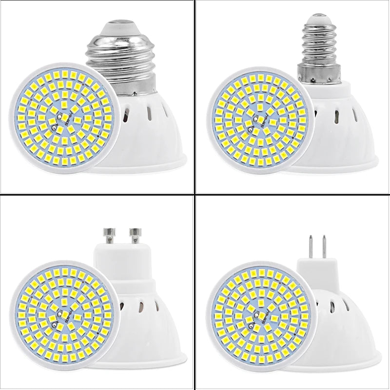 lampe à poser led avec projecteur et ampoules variées 48 60 80 led - vue 10 sur 10