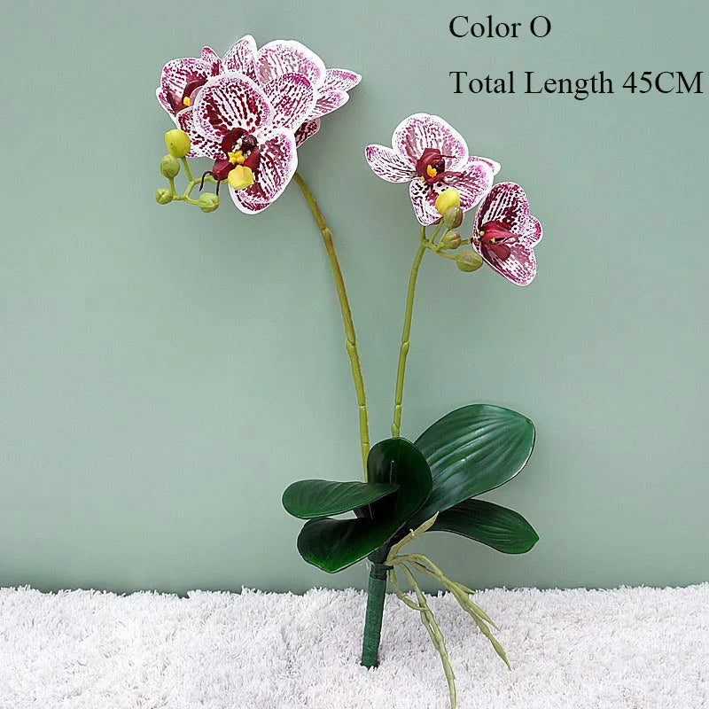 orchidée en latex luxe pour décoration mariage et événements - vue 21 sur 26