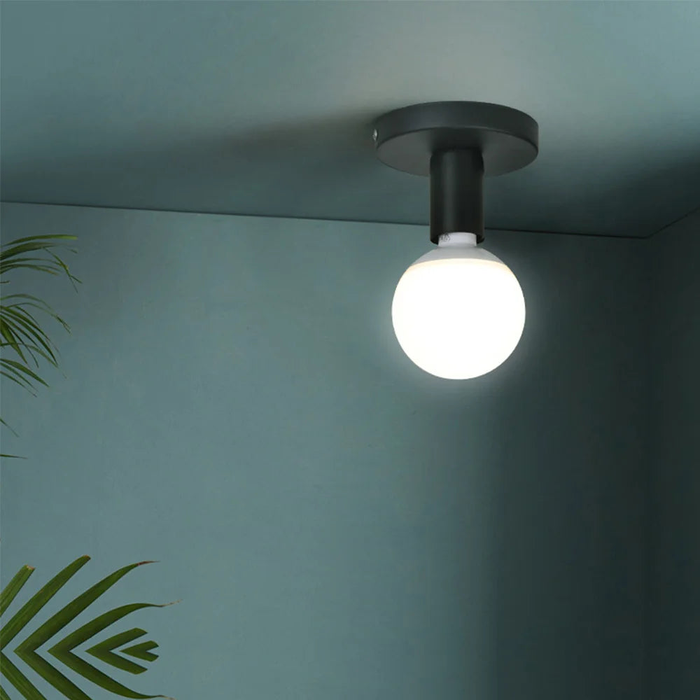 suspension vintage rétro en métal pour intérieur élégant - vue 3 sur 8