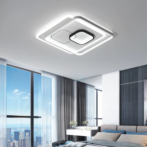 plafonniers led élégants pour décoration intérieure d'hôtel - vue 4 sur 11