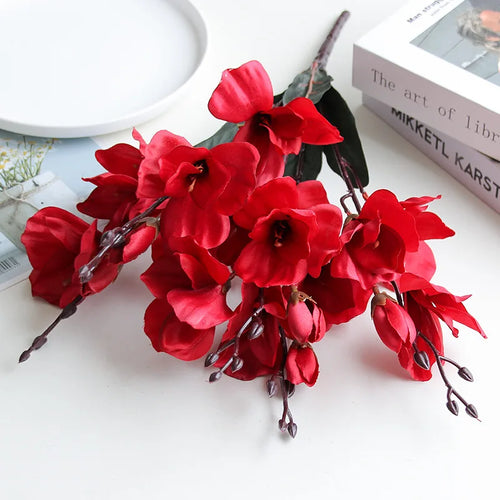 5 fourchettes têtes tangpu magnolia décoration florale mariage - vue 11 sur 10