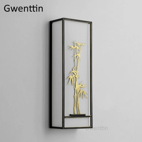 applique murale vintage en tissu de verre style chinois - vue 11 sur 10