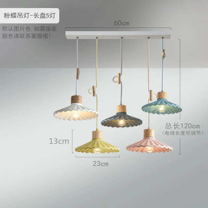 suspension simple moderne led en ciment nordique - vue 6 sur 16