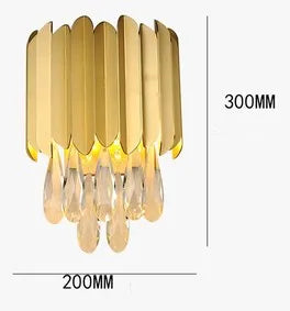 applique murale moderne led en cristal design élégant pour intérieur - vue 19 sur 23
