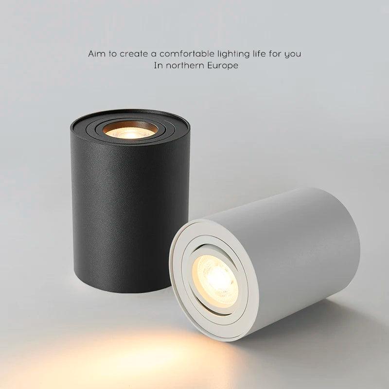 projecteurs led cob foco spot plafond rail lumières spot maison magasin - vue 4 sur 12