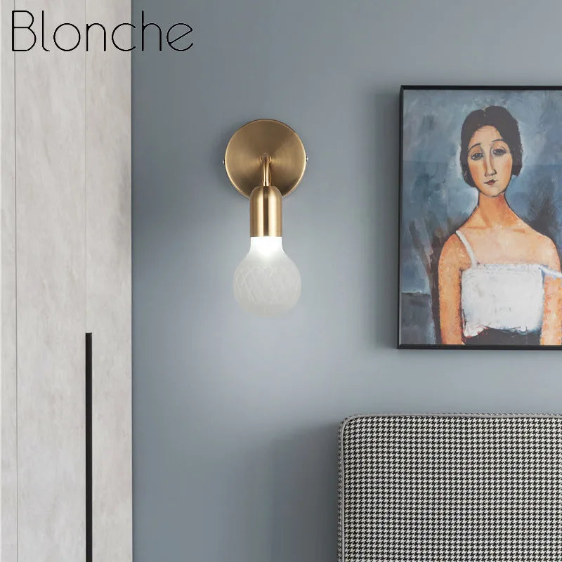 applique murale en laiton style rétro pour décoration moderne - vue 5 sur 10