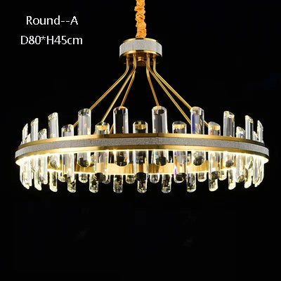 lustre en cristal rond design postmoderne pour un intérieur créatif - vue 12 sur 15