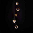 suspension en cristal moderne pour éclairage intérieur luxe