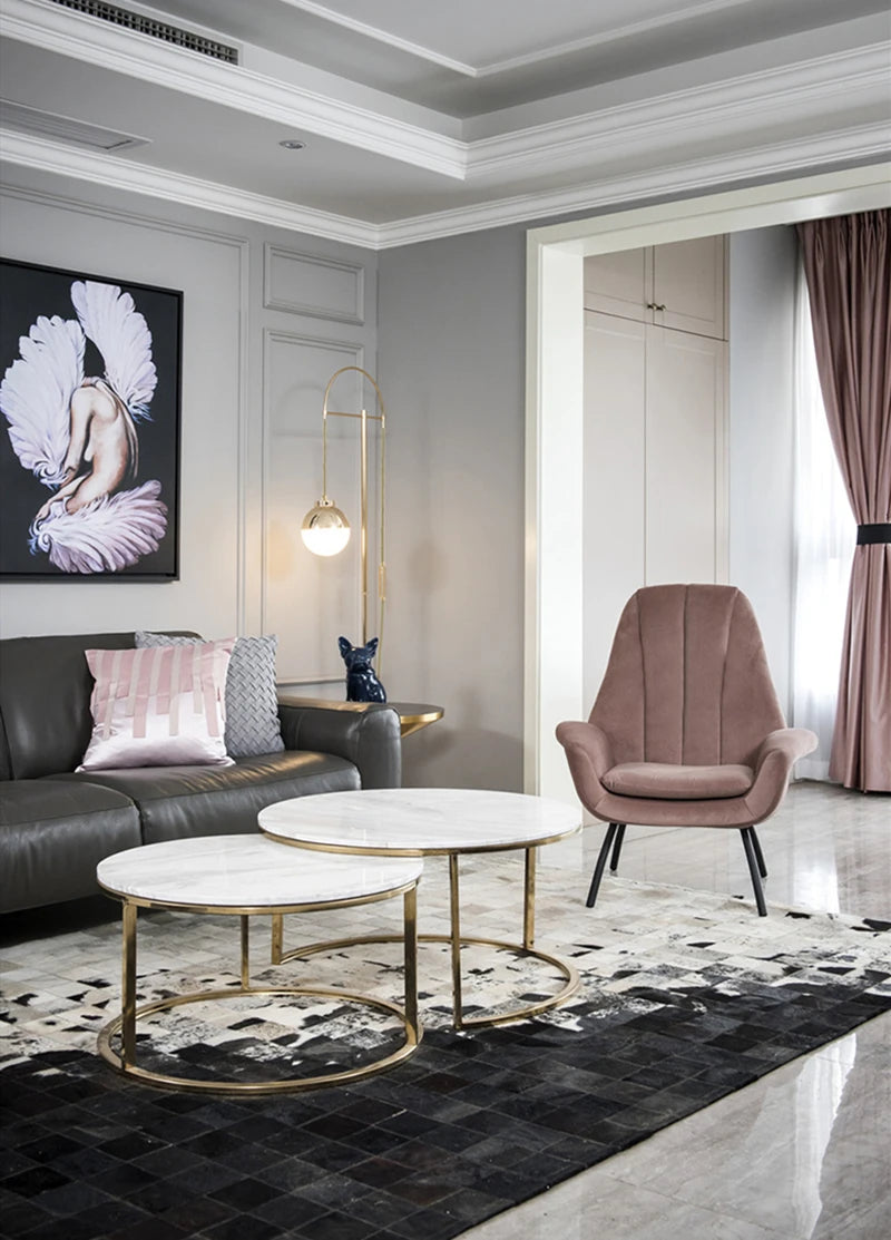 lampadaire en verre design nordique décoratif pour intérieur moderne - vue 5 sur 7