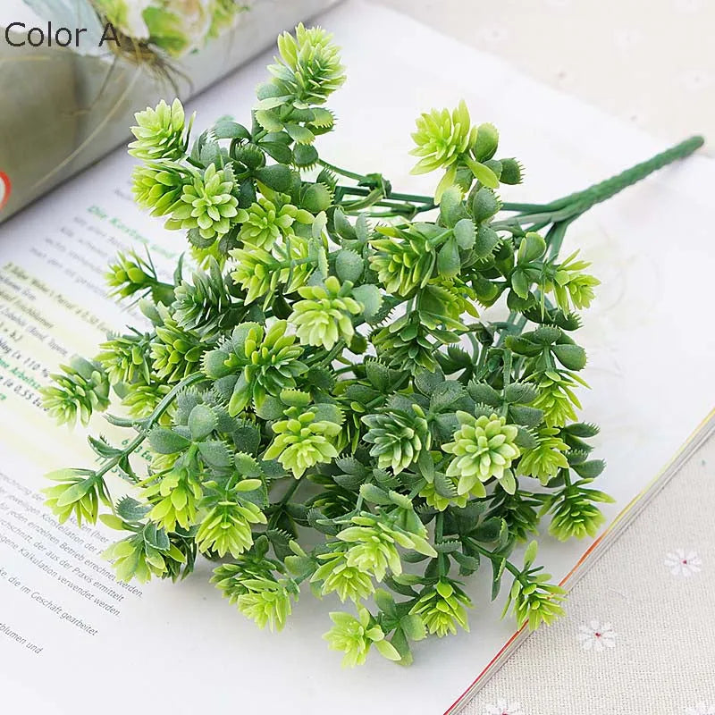 28 têtes de plantes succulentes artificielles pour décoration mariage jardin - vue 3 sur 12