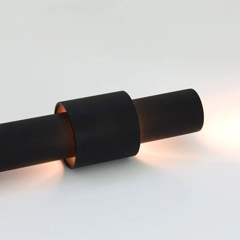 lustre nordique dimmable tube led suspendu éclairage intérieur piste - vue 3 sur 14