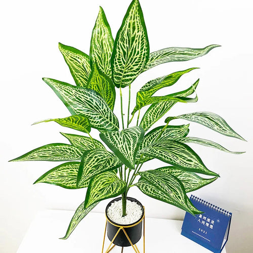 plante artificielle monstera tropicale à feuilles décoratives pour intérieur jardin - vue 4 sur 13