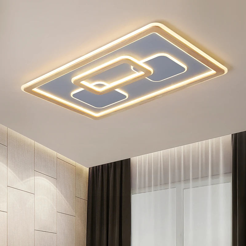 plafonniers led modernes à luminosité réglable pour décoration - vue 3 sur 11