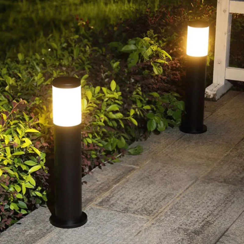Lampe LED extérieure moderne en acier inoxydable - vue 4 sur 10