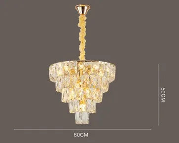lustre en cristal design nordique pour intérieur élégant - vue 11 sur 12