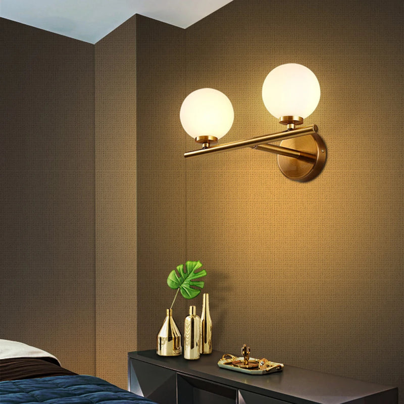 applique murale led intensité variable verre bain miroir chambre coucher 85-265v