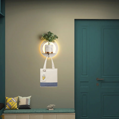 applique murale led moderne économie d'énergie étagère nordique - vue 3 sur 18