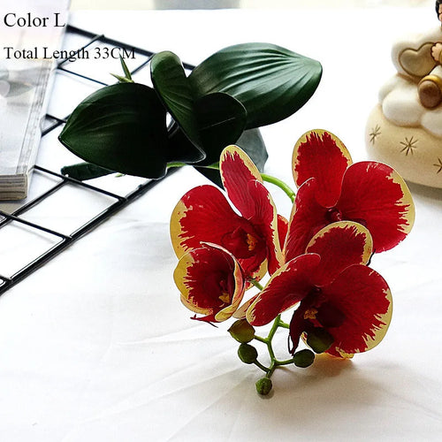 orchidée en latex luxe pour décoration mariage et événements - vue 9 sur 26