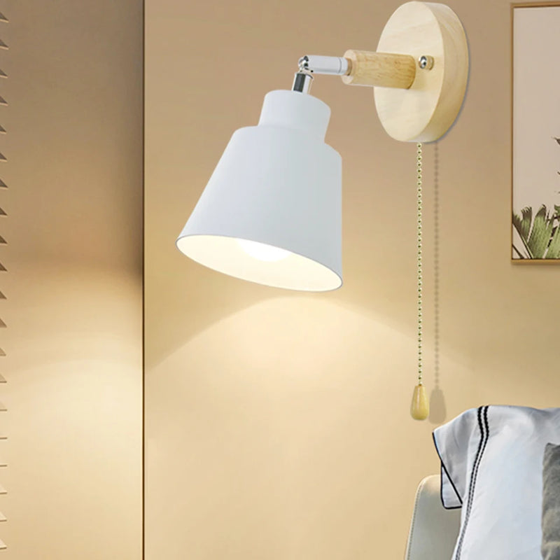 applique murale nordique avec interrupteur directionnelle moderne
