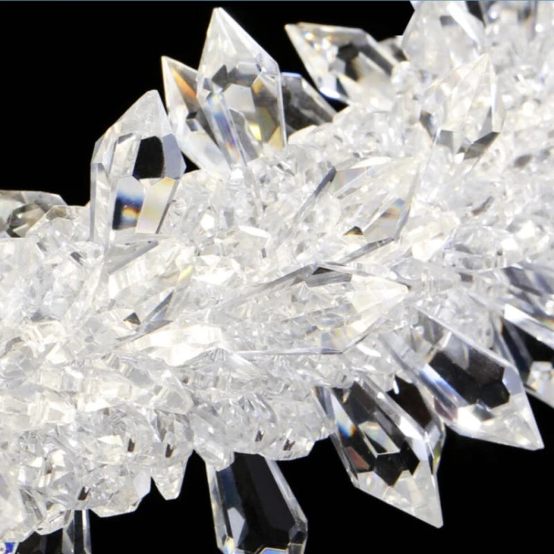 suspension à led en cristal pour décoration intérieure romantique - vue 5 sur 17