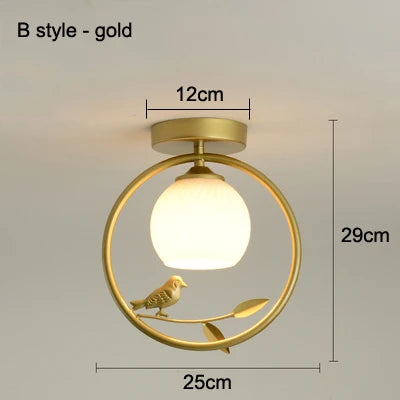 plafonnier moderne à leds pour hall d'entrée et balcon - vue 17 sur 20