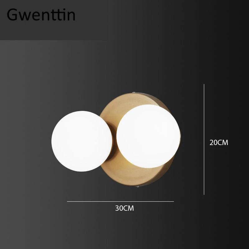 applique murale moderne à led en verre pour décoration intérieure - vue 8 sur 10