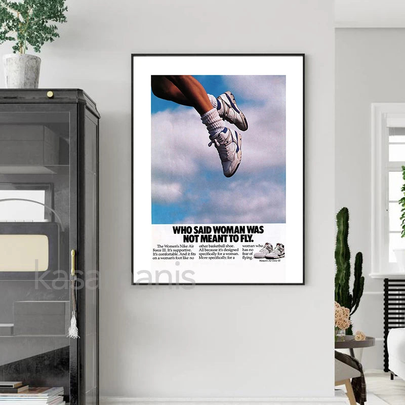 affiche art mural sneaker box pour passionnés de sneakers