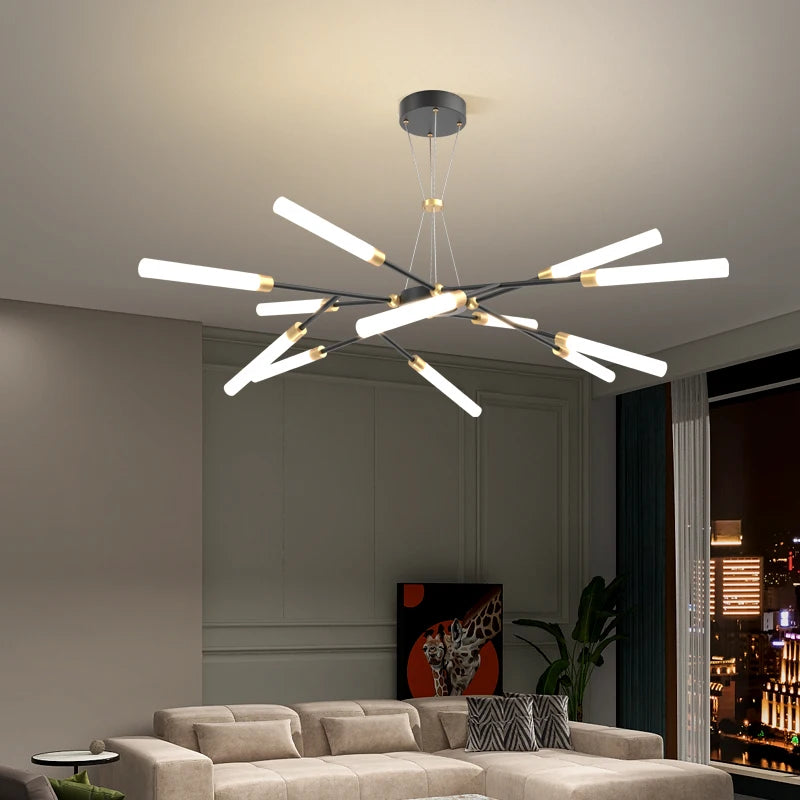 plafonnier led décoratif moderne pour tous les intérieurs - vue 3 sur 9