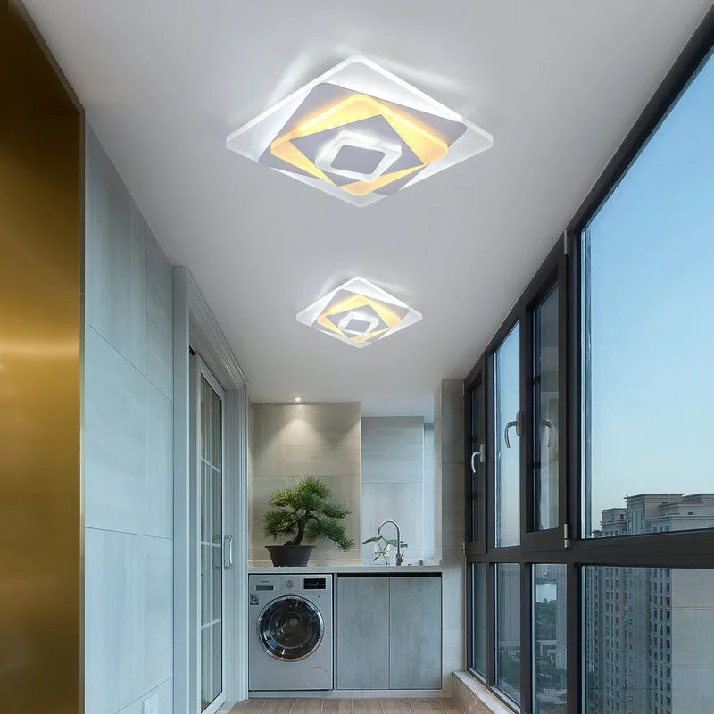 projecteur led intégré style chinois monté en surface - vue 5 sur 9