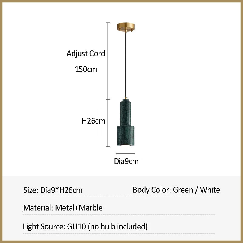 lampe de poche créative en forme de marbre pour décoration nordique led