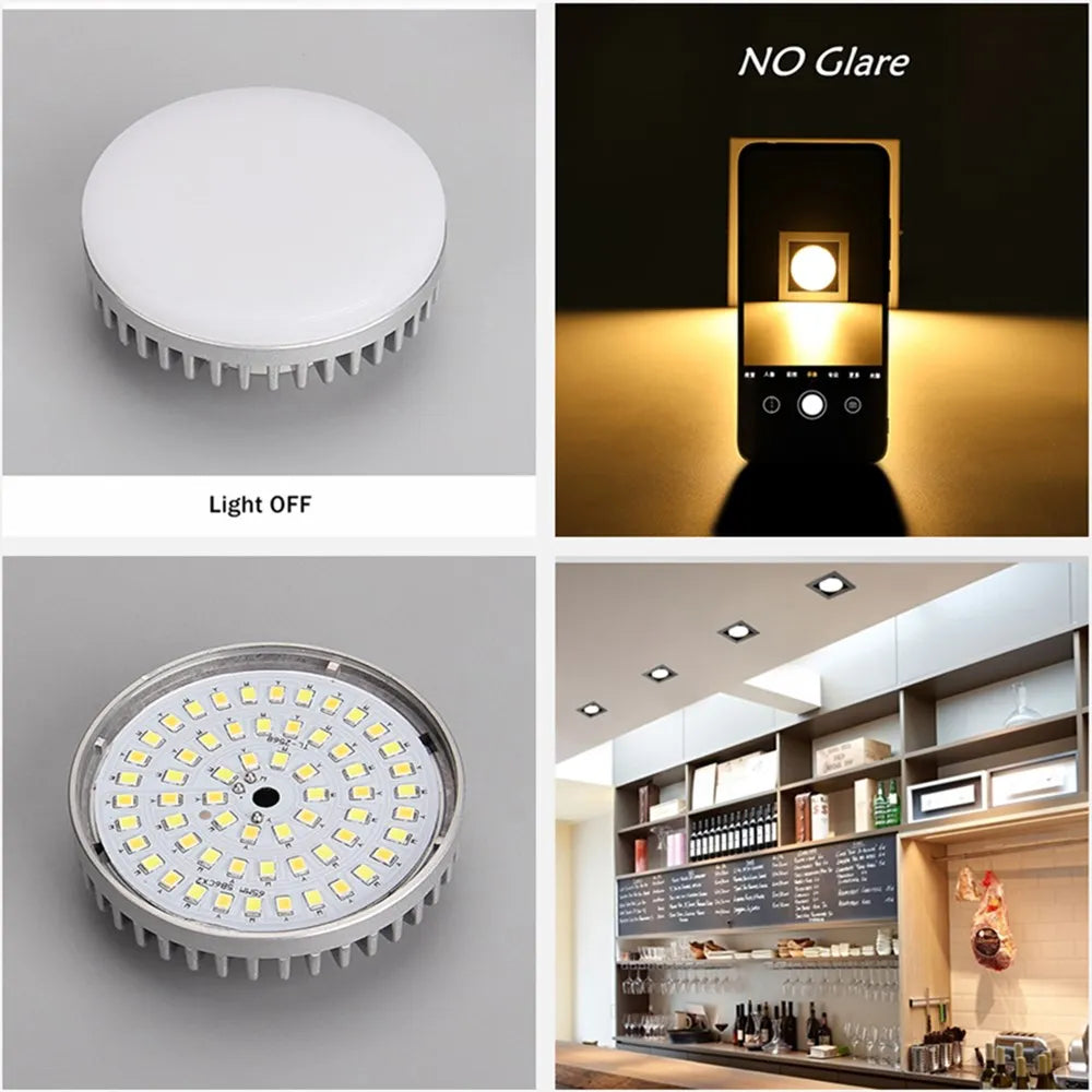 ampoule led gx53 encastrée downlight remplaçable pour éclairage - vue 4 sur 8