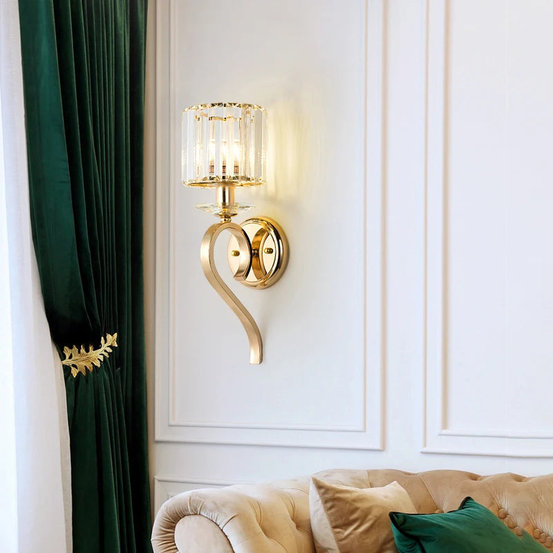 Biewalk – applique murale LED en cristal - vue 6 sur 7