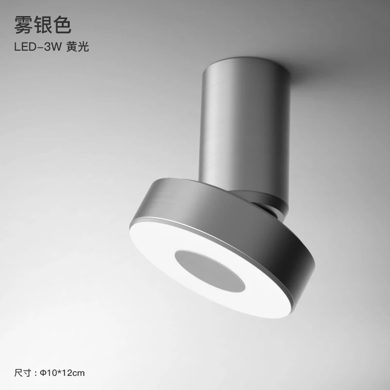 plafonnier moderne encastré design simple éclairage décoratif led - vue 7 sur 7