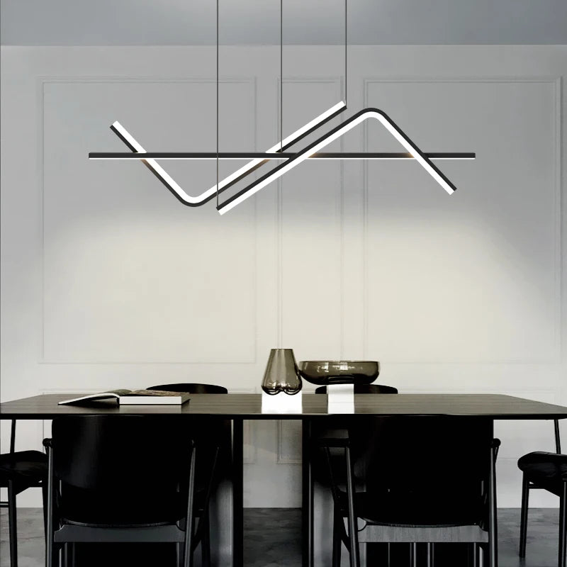 lustre led moderne pour restaurant hôtel café bureau