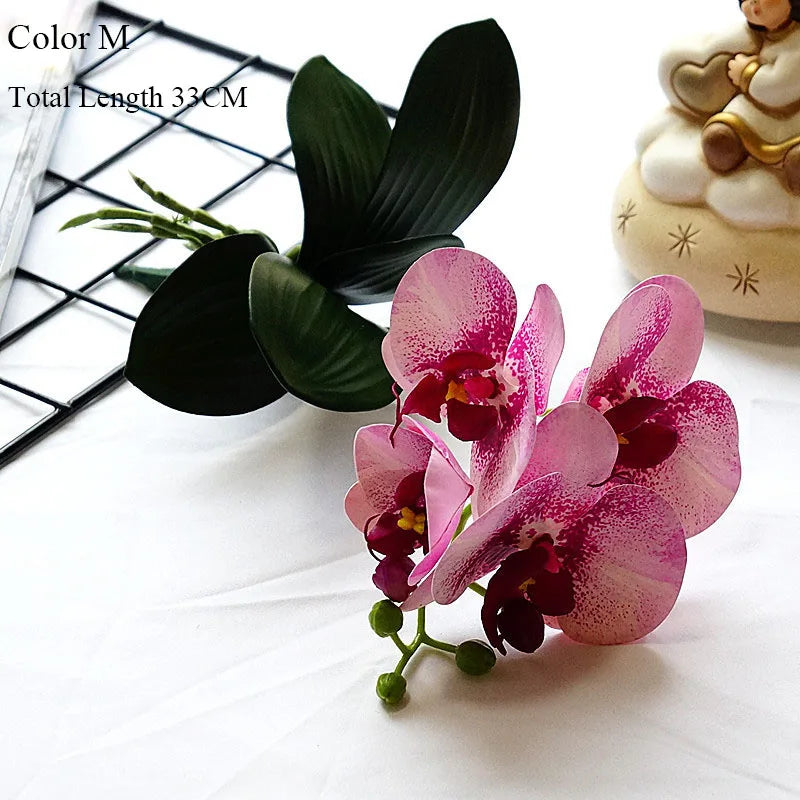 orchidée en latex luxe pour décoration mariage et événements - vue 24 sur 26