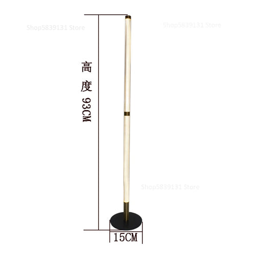 lampadaire d'angle moderne démontable avec lumière sur pied - vue 14 sur 15