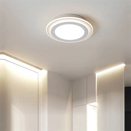 plafonnier nordique moderne à leds acrylique pour décoration intérieure - vue 5 sur 10