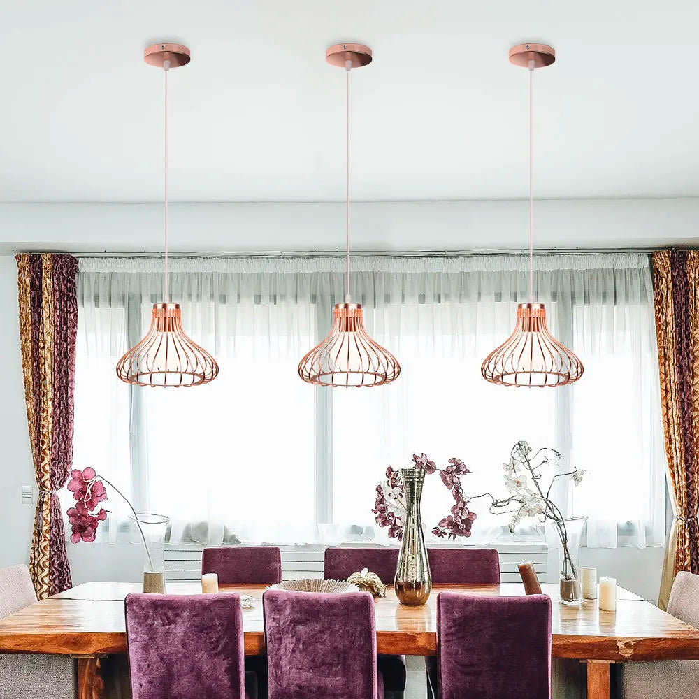 lampe suspendue industrielle vintage led pour loft moderne - vue 6 sur 25