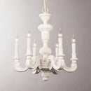 lustre vintage en bois éclairage art déco nordique rétro