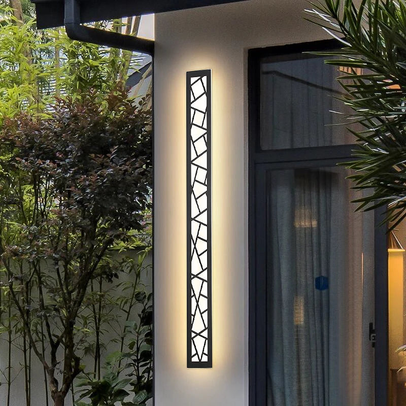 Applique extérieure étanche LED grande applique IP65 en aluminium lumière jardin Villa porche applique lumière 110V 220V applique Luminaire