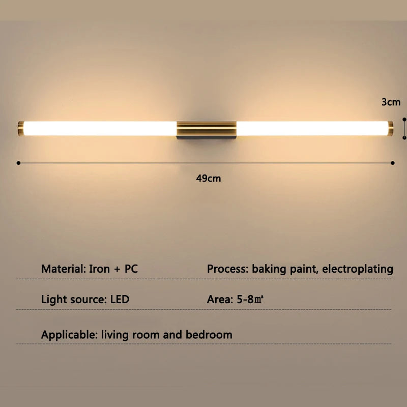 applique murale led créatives nordiques luminaires intérieurs