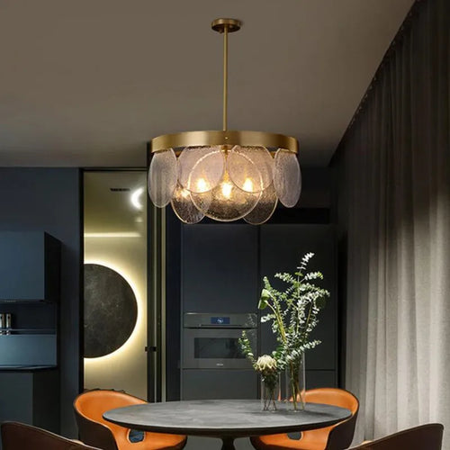 lustre moderne créatif en verre pour décoration intérieure - vue 6 sur 9